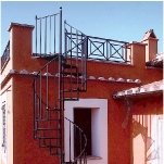 Scala a chiocciola Geometrica G10P