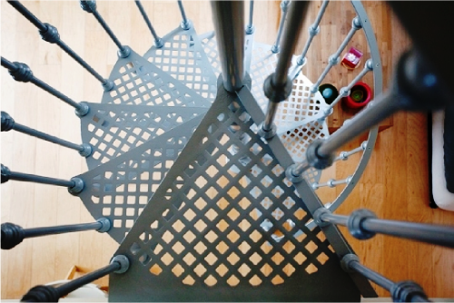 Scala a chiocciola Modello Geometrica