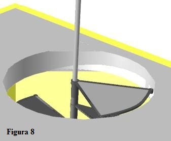 fissaggio del pianerottolo